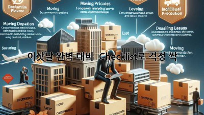 이삿날 완벽 대비!  Checklist로 걱정 싹~ 🚚💨